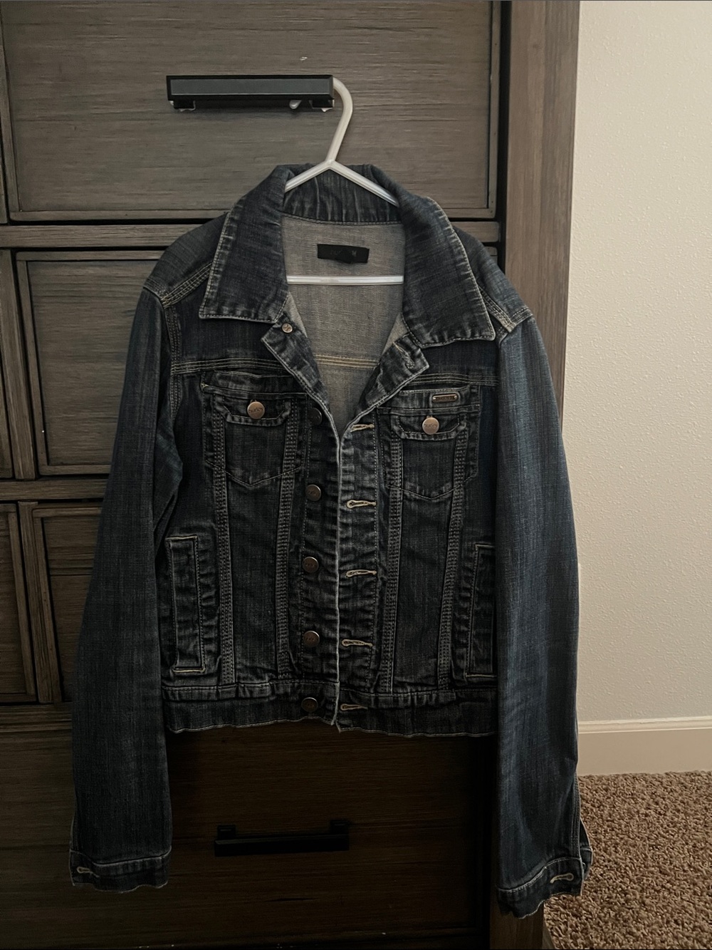 Hurley Dark Blue Washed Jean Jacket